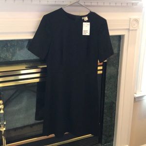 H&M black zip up dress